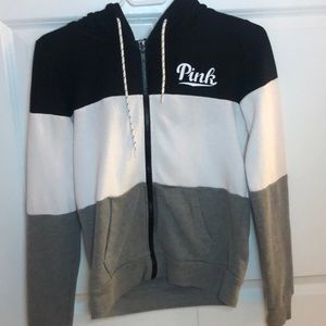 Cropped zip up hoodie from Pink